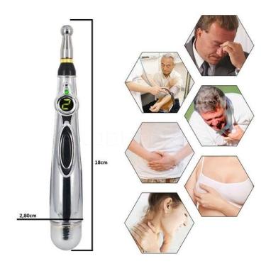 Imagem de Caneta Localizadora Pontos Acupuntura Eletrônica Meridianos Pulsos Elé