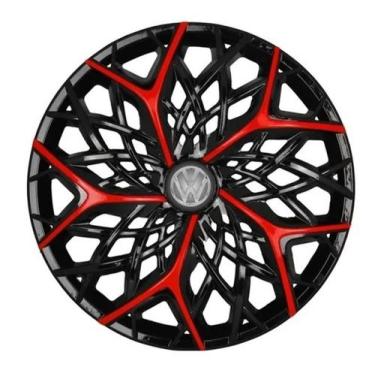 Imagem de Jogo Calota Moove Red Aro 14 Para Gol G5 08 09 10 2011 2012 - Elitte M