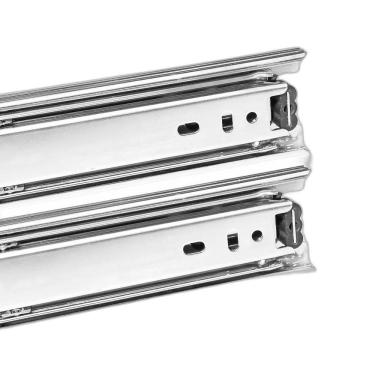 Imagem de Corrediça Reforçada Trilho Telescópico Gaveta 30Cm 30Kg Par