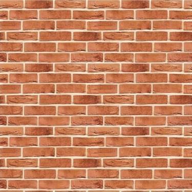 Imagem de Papel de Parede Autoadesivo Tijolo, 5 metros = 1 Rolo de 5m X 45cm, Marrom, Textura Rústica, Decorativo