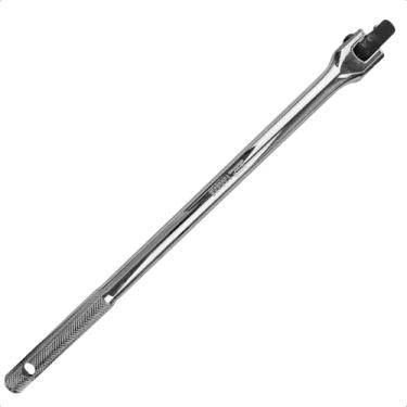 Imagem de Cabo de Força Articulado 380mm Encaixe 1/2" Profissional em Aço Cromo Vanádio com Junta 180° e Bola Fixador