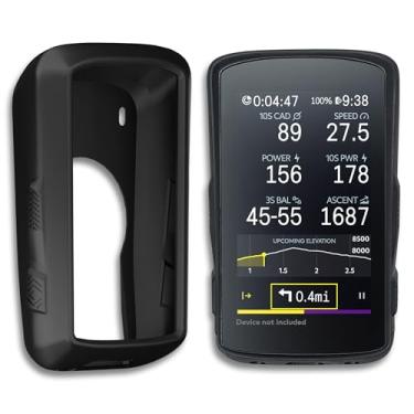 Imagem de INNOSURE Capa protetora de silicone premium para computador de bicicleta Hammerhead Karoo 2 K2 - compatível com nova capa de porta de carregamento USB-C, durável, antiderrapante, à prova de choque