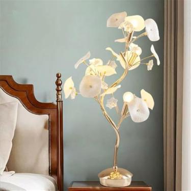 Imagem de Lâmpada De Mesa De Flor De Rosa Contemporânea LED Criatividade Pastoral Francesa Sala De Estar Quarto Quarto De Menina Villa Decorativa Cerâmica Mesa Luz (Estilo 8)