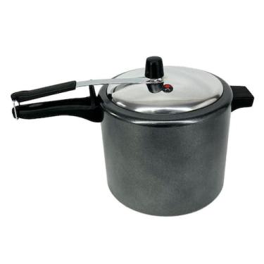 Imagem de Panela De Pressão 7 Litros Alumínio - Grafite - MR. COOK