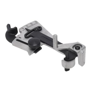 Imagem de WOHPNLE Ajustador de ângulo de afiador, ferramenta de ajuste de ângulo de grampo de cortador de metal com fixação estável para fazer molduras de fotos de porta de janela, decorações de armário KS 123