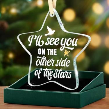 Imagem de Enfeite de Natal Memorial 2025 - Presente de Lembrança Sentimental, Decoração de Natal de Simpatia, Lembrança para Pendurar na Árvore de Natal, Amor de Longa Distância ou Enchimento de Meia Família