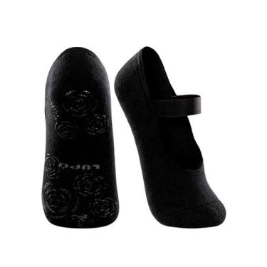 Imagem de Meia Sapatilha Lupo 04945-068 Feminina Antiderrapante Algodão T. 34/39