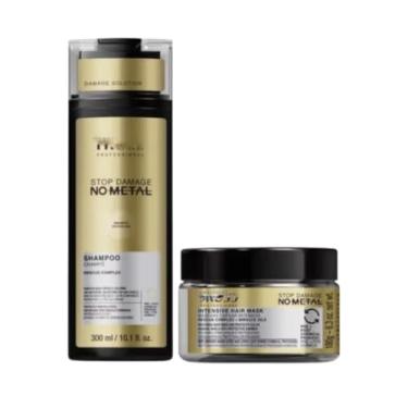 Imagem de Kit Stop Damage No Metal shampoo 300ml + Máscara 180g TrussOriginal