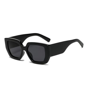 Imagem de Óculos de Sol UV400 - Cores Vibrantes, Hastes Largas e Armação Grande para Homens e Mulheres, Esportes ao Ar Livre, Corrida e Ciclismo, Preto