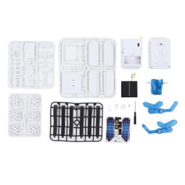 Imagem de Sanpyl Conjunto Educacional Diy de Energia Solar Espaço Carro Ciência Brinquedo Quatro Pneus Unidade Solar Espaço Carro Kit Construção para Crianças 6 + Anos de Idade