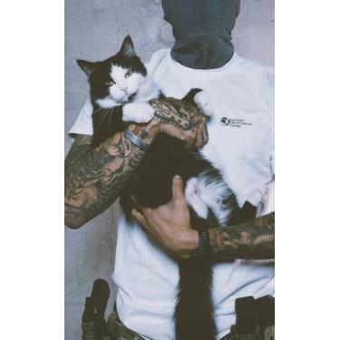 Imagem de Camiseta Unissex Estilo Militar Com Gola Redonda E Manga Curta Moda Re