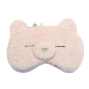 Imagem de Máscara de dormir Cute Plush Pig Super Soft Eye Cover