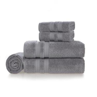 Imagem de Jogo Toalha Banhão Gigante Karsten Únika 5 Peças Urbano, Urbano