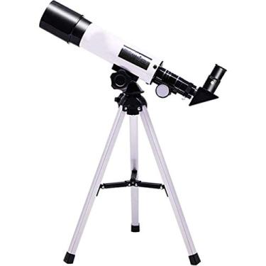 Imagem de Telescópio monocular, telescópio astronômico infantil de alta potência telescópios de observação de estrelas para iniciantes em astronomia, alunos do ensino fundamental usam aventuras ao ar livre de