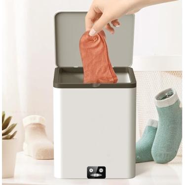 Imagem de GUAVFH Máquina de secar roupa compacta de 4,5 L, mini lavadora e secadora, com painel de toque, frente e verso, limpa, sincronismo inteligente, para viagens, apartamentos, dormitório estudantil, hotel