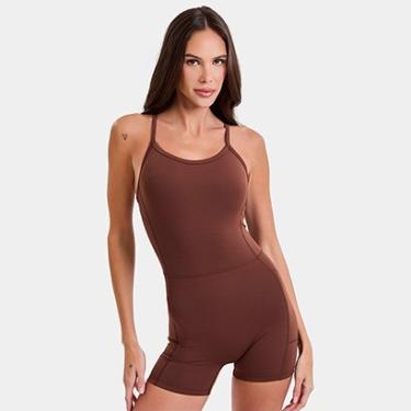 Imagem de Macacão Rowa Manu Cit Performance Feminino-Feminino