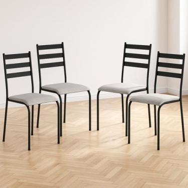 Imagem de Kit 4 Cadeiras para Cozinha e Sala de Jantar 541.sli - MBM DECOR