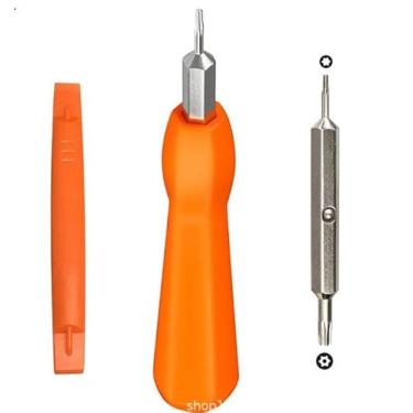 Imagem de Ferramenta de substituição de chave de fenda de campainha, chave de fenda dupla T6 T15 para câmera anel, para substituição de campainha de vídeo para câmera, reposição de senha Wi-Fi, 20 parafusos