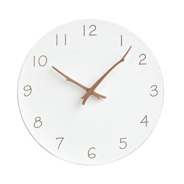 Imagem de Relógio de parede criativo relógio de parede nórdico simples casa sala de estar quarto estudo relógio silencioso relógio de parede para quarto (B)