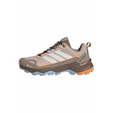 Imagem de adidas Tênis de caminhada feminino Terrex Skychaser Ax5 Gore-tex, Wonder Taupe/Off White/Blue, 37
