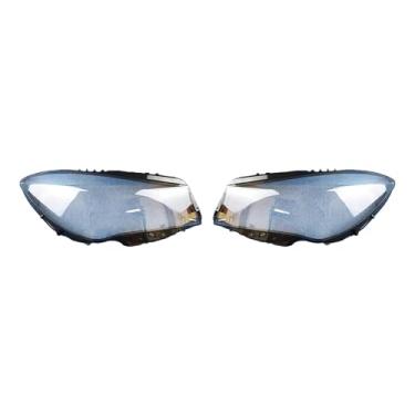 Imagem de Compatível com benz w117 cla 180 200 220 250 260 2016-2019 capa de lente do farol dianteiro do carro caso automático farol abajur de vidro(A piar)