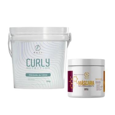 Imagem de Kit Hidróxido De Cálcio 2Kg + Máscara Neutralizante 500G - Kali Cosmet