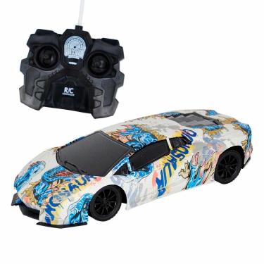 Imagem de Carrinho de Controle Remoto - Runfast 1 - Azul - DM Toys