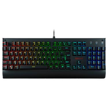 Imagem de Teclado Mecânico Redragon Kala RGB Full Size Switch Azul USB 2.0 ABNT2 Preto - K557RGB V2
