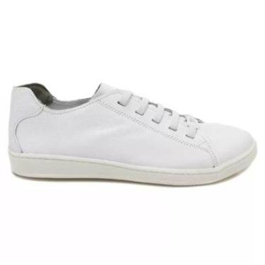 Imagem de Tênis Feminino Marina Mello Em Couro Sarah Caramelo 34-Feminino