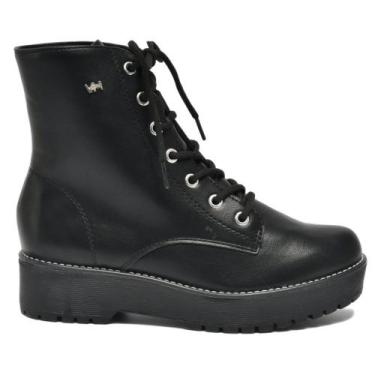 Imagem de Bota Coturno Feminino Napa Lisboa Preto Via Marte 004-001-01, 36