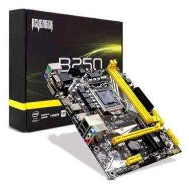 Imagem de Placa Mãe B250 Para Processador Intel 6ª 7ª 8ª 9ª Geração Lga 1151 Rev