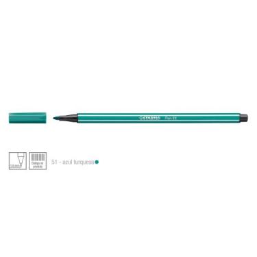 Imagem de Caneta Pen 68 Cor 51 Azul Turquesa - Stabilo