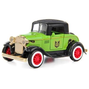 Imagem de Miniatura Carrinho Calhambeque Antigo Metal Ford Bigode 1929, Verde
