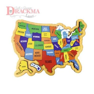 Imagem de Quebra-Cabeça Mapa dos Estados Unidos - Thoth
