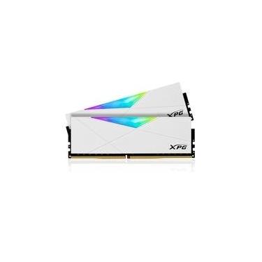 Imagem de Memória RAM XPG Spectrix D50 RGB, 32GB (2x16GB), 3200MHz, DDR4, CL16, Branco - AX4U320016G16A-DW50
