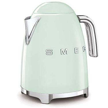 Imagem de Smeg Chaleira elétrica KLF03PGUS estilo retrô anos 50 com logotipo em relevo, verde pastel