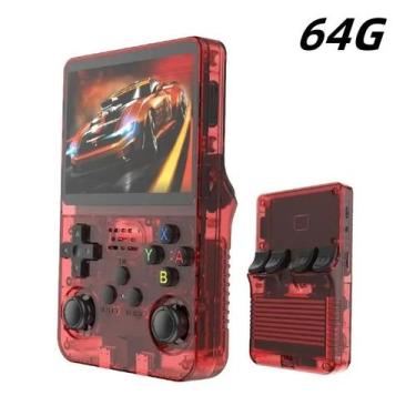 Imagem de Console De Jogo Portátil Retro ARKOS R36S 35 IPS Com 15000+ Jogos, 64G