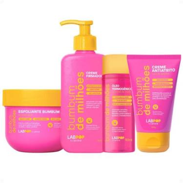 Imagem de Kit LabPop by Labotrat Bumbum de Milhões: Esfoliante, Creme Firmador, 