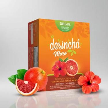 Imagem de Desinchá Moro Laranja Moro e Hibisco Sachês 30 Sachês - Super Nutritio
