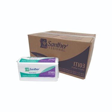 Imagem de Papel Toalha Folha Tripla Para Banheiro Luxo Macia Absorvente Caixa com 2.400 folhas