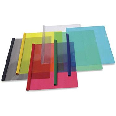 Imagem de Pasta Canaleta Oficio Cristal New Line Pacote Com 10-7548