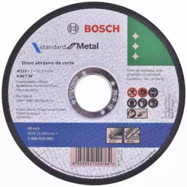 Imagem de Disco De Corte Abrasivo Metal / Inox 115X22.23X1mm Bosch