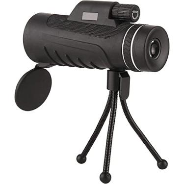 Imagem de Telescópio monocular, escopo monocular à prova d'água compacto HD de alta potência com lente de zoom multirrevestida BAK4 - para viagens de acampamento