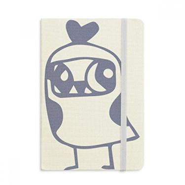 Imagem de Caderno de animal de estimação fofo em forma de coração, capa dura de tecido oficial diário clássico