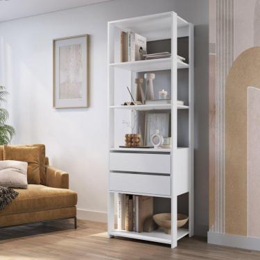 Imagem de Módulo para Closet com Prateleiras e Gavetas 183x45x60cm Montana Prodecor Branco