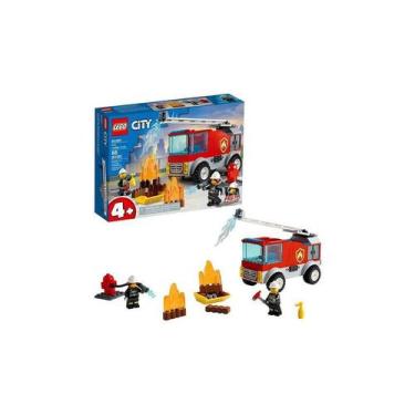 Imagem de Brinquedo Lego 60280 City Fire Ladder Truck 88 Peças