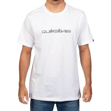 Imagem de Camiseta Quiksilver Endless Box Masculina Off White