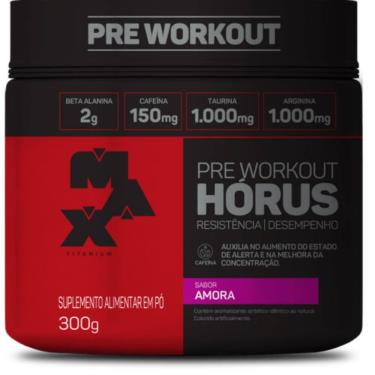 Imagem de Pré Treino Horus 300g - Max Titanium