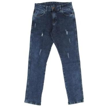 Imagem de Calça Jeans Bivik Elastano Azul Marinho - Masculino-Masculino