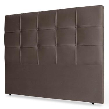 Imagem de Cabeceira Cama Box Casal King Size Fiorella 195Cm Marrom